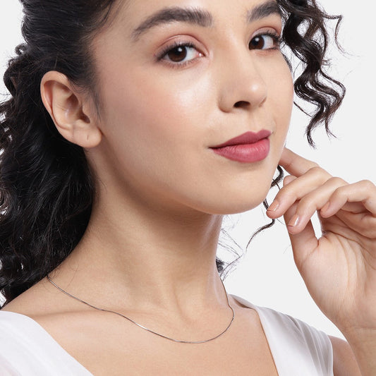 Pure silver snake chain