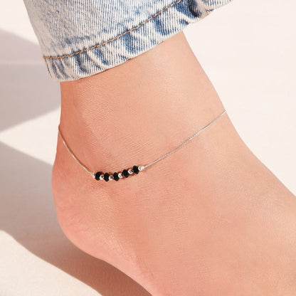 Pure Silver Graceful Whispers Anklets