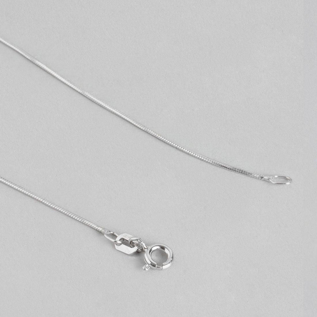 Pure silver snake chain