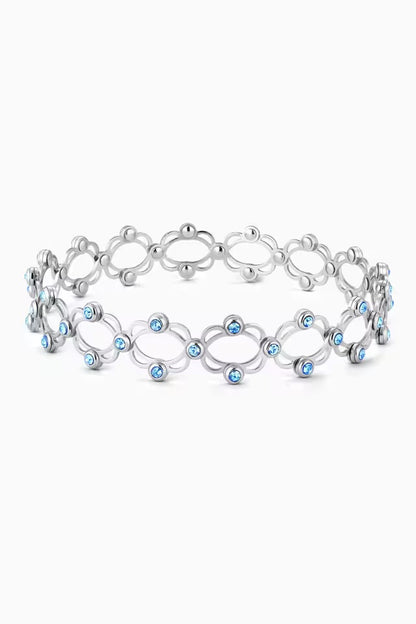 Pure silver ring convertible bracelet