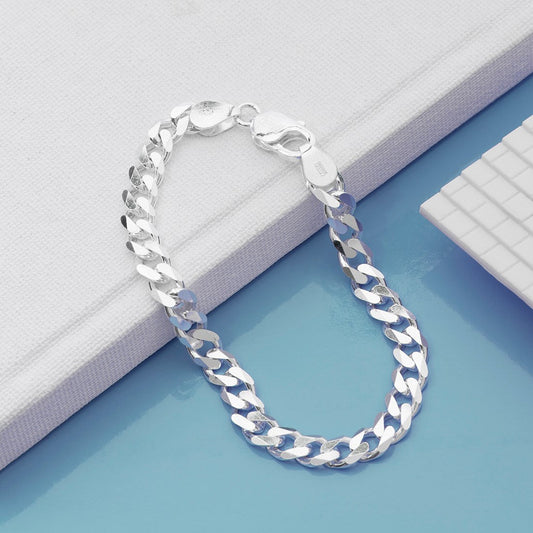 Pure silver Elegance Men's bracelet