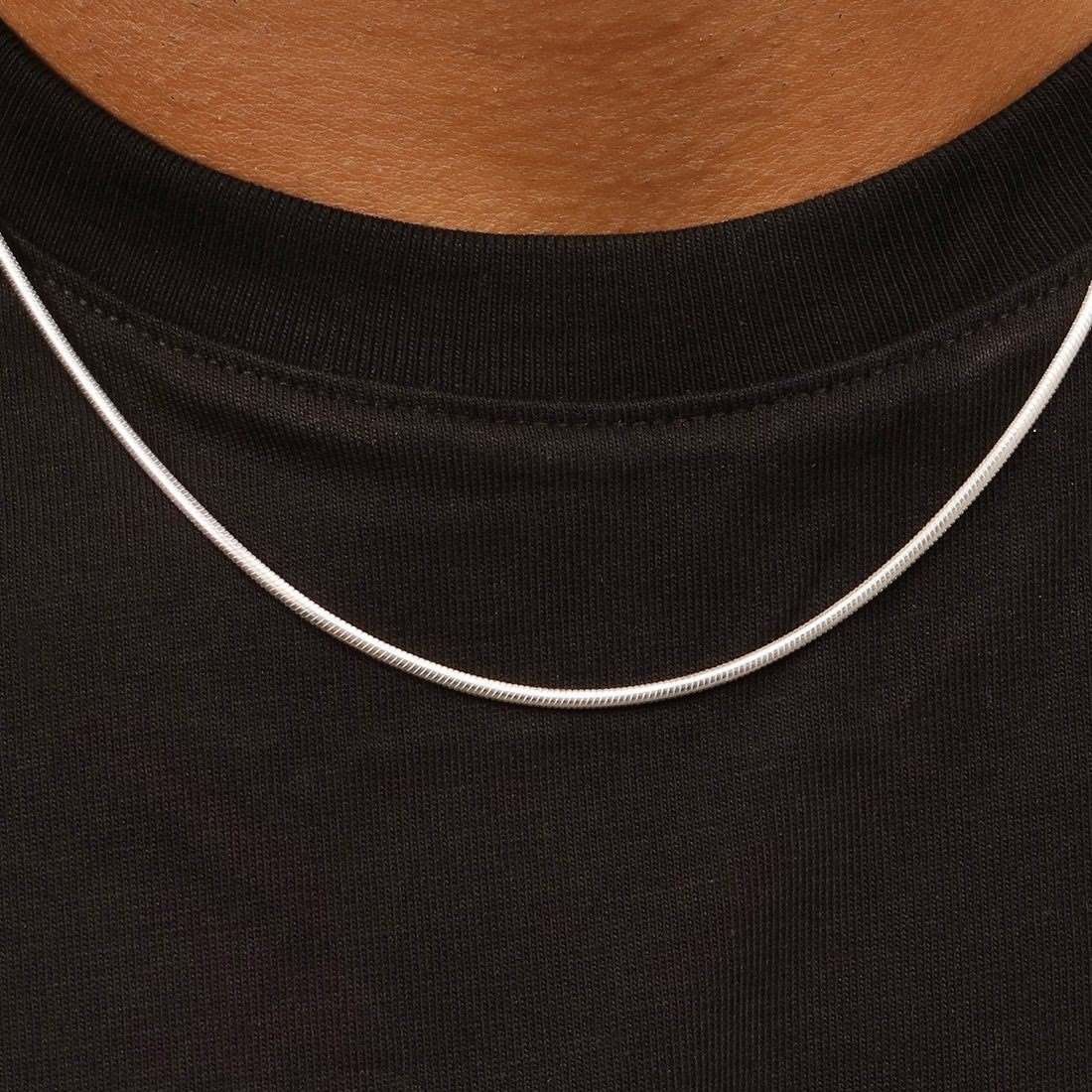 Pure silver chain for men’s