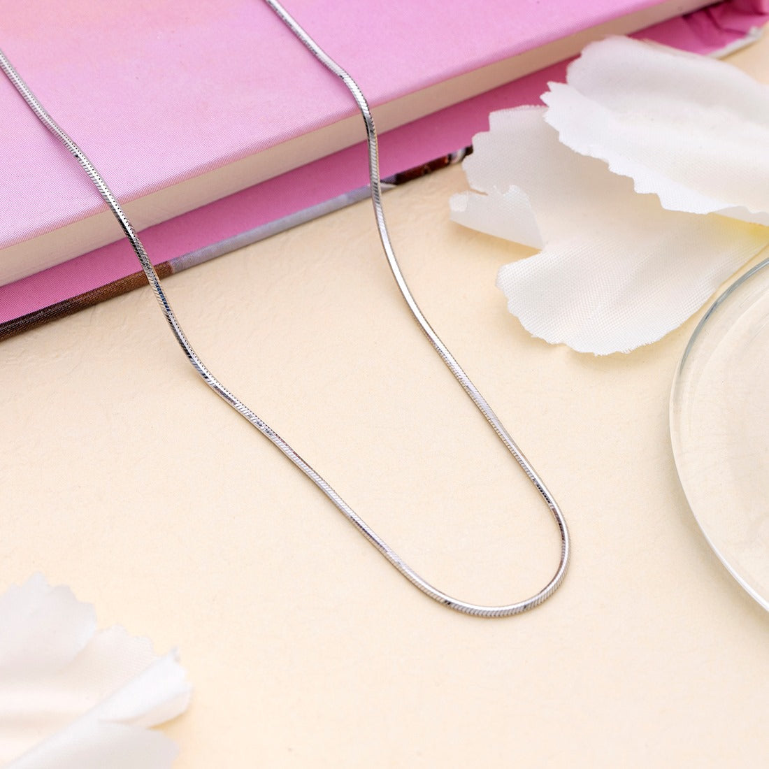 Pure silver chain for men’s