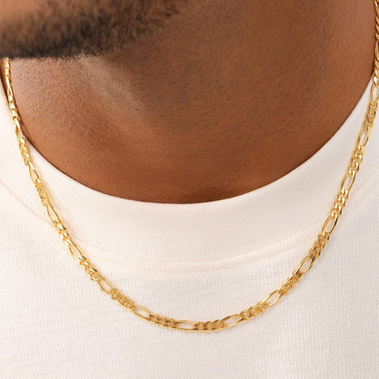 Pure silver men’s Figaro Chain