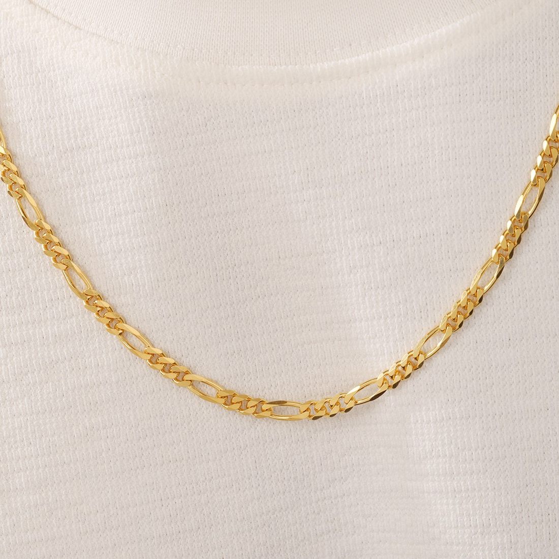 Pure silver men’s Figaro Chain
