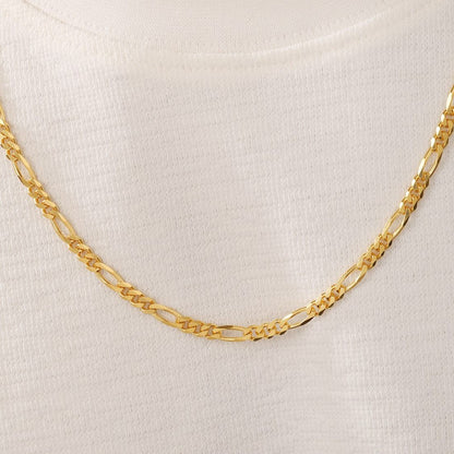 Pure silver men’s Figaro Chain